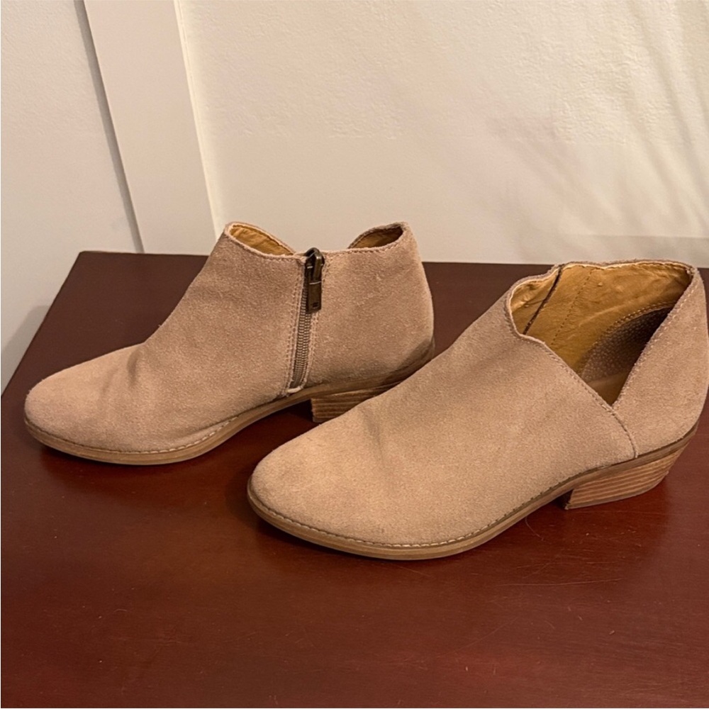 Tan Suede Ankle Boots